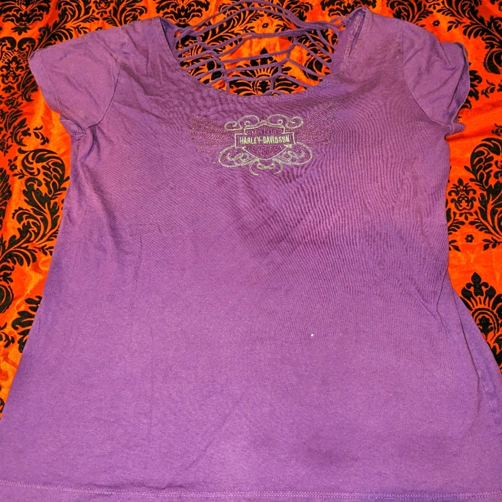 Harley Davidson baby doll tee